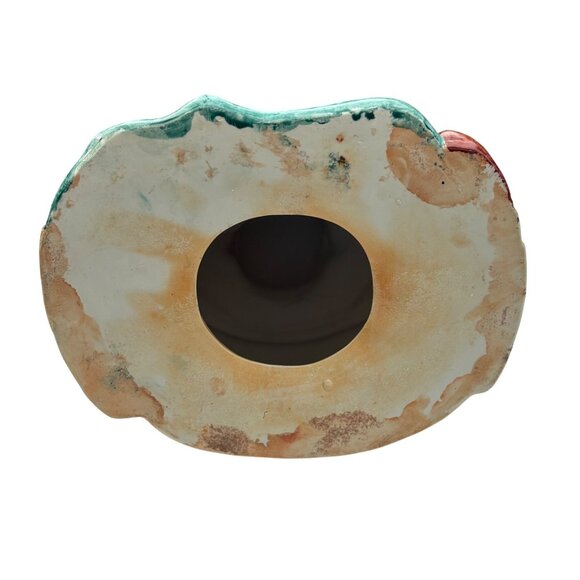 Hand-Painted Ceramic Laughing Buddha Figurine 8.5" Tall - Picture 5 of 8